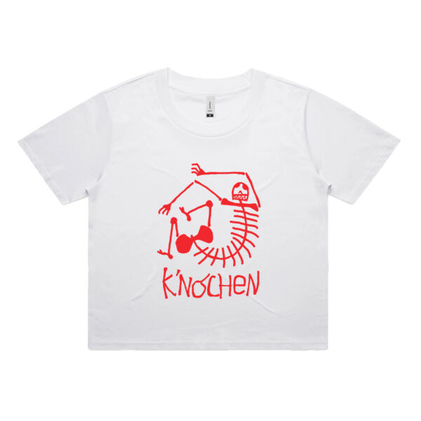 Red Skeleton Boxy Tee Thumbnail