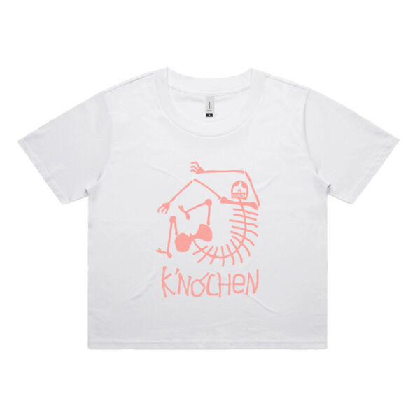 Pink Skeleton Boxy Tee Thumbnail