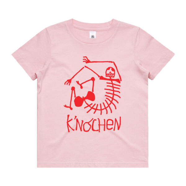 Red Skeleton Kids Tee Thumbnail